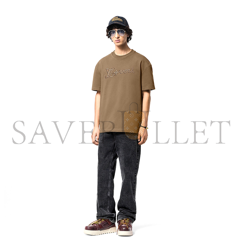 l0vis Vvtt0n embroidered signature cotton t-shirt 1afxp1